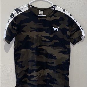 PINK camo tee